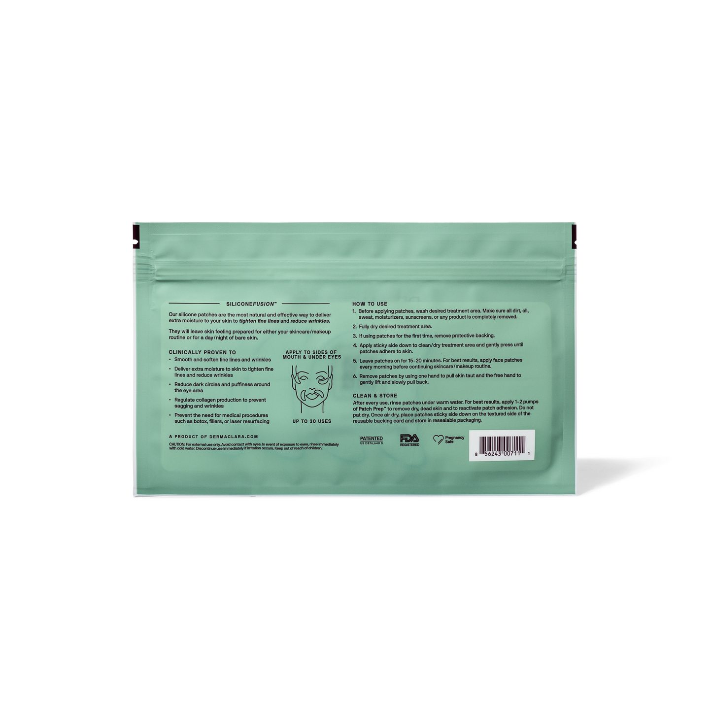 Dermaclara Siliconefusion Eyes and Mouth Patches