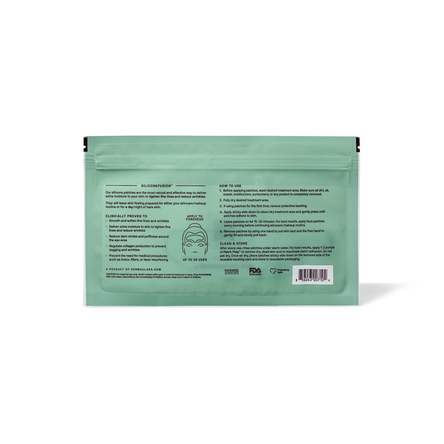Dermaclara Siliconefusion Forehead Patches